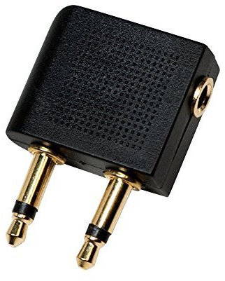 LogiLink CA1089 Adaptateur audio pour raccord audio de siège d’avion, Audio Adapter, 1