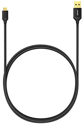 Playstation PS4 controller Cable - Gold Plated Extra Long 2 metre USB Charger PACK OF 2 - by Dragon Trading®