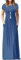 AUSELILY Maxi Dress for Women - Summer Casual Long Dresses for Ladies with Pockets L Beja Blue
