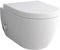 Alpenberger Dusch WC Komplettset | Wand WC Spülrandlos | Toilette mit Intimdusche und Armatur | Toilettendeckel mit Absenkautomatik | Spülkasten Vorwandelement WC Set Komplett (7150U)