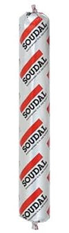 Soudaseal 215LM - Mastic polymère hybride pour façade - Soudal - Poche de 600 ml RAL 7016 - Gris anthracite