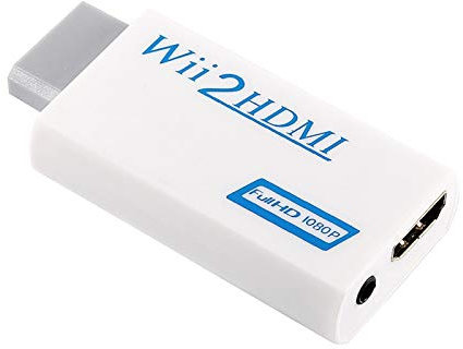 Shipenophy Video Audio Converter Wii2HDMI Ddvanced Signal Processing Adaptador de TV con un Cable HDMI para Wii a HDMI Adaptador para Wii a HDMI Converter