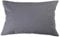 Hans-Textil-Shop Kissenbezug 20x30 cm Uni Grau Baumwolle Dekokissen Kissenhülle Couchkissen Sofakissen Deko Reißverschluss