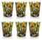 MAZZEGA ART & DESIGN - 6 Bicchieri Tumbler Classic in Vetro Soffiati e Lavorati a Mano con Murrine di Murano, linea “I Colori di Murano” 350 ml. Made in Italy (VERDE, 6)