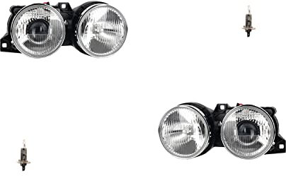 Johns, Scheinwerfer Halogen passend für BMW 3er E30 09/87-01/92 mit H1 Set Links Rechts
