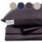 ENTSPANNO Luxus Bettwäsche | Baumwolle Satin - Bettdecke 135x200 Set mit Kissen 40x80 Anthrazit | ÖkoTex Standard | Baumwolle Satin Bettwäsche für erholsamen Schlaf