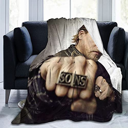 Charlie Actor Hunnam Fleecedecke, Überwurfdecke, leicht, superweich, gemütlich, Luxus-Bettdecke, Mikrofaser