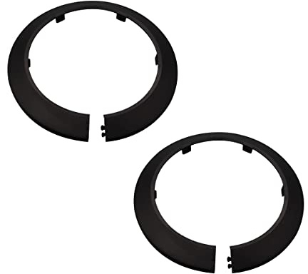 Cozylkx 2 Stück Heizungsrohr Rosette, Dekorativ Rohrabdeckung aus Kunststoff, Abdeckrosetten, Rohrschellen Rohrmanschette für 114 mm Durchmesser Rohr