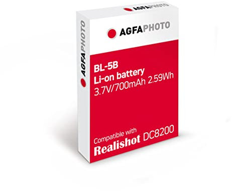 AGFA Photo - Batterie Li-on BL-5B Compatible Appareil Compact Agfa DC8200