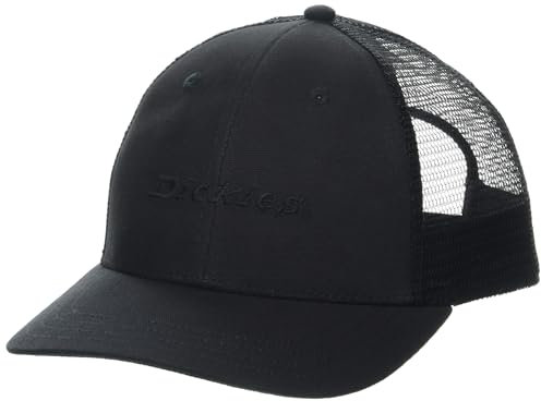 Dickies Men's Two-Tone Trucker Cap Black Snapback Hat