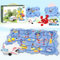 2024 Neues Kinder-Puzzle-Track-Auto-Spielset, DIY-Montage eines elektrischen Trolleys für Kinder (Universum)