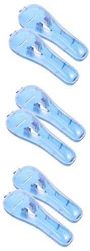 Beaupretty Boite Rasoir 6 Pcs Housse De Bureau Pour Porte-rasoir/tondeuse Organisateur De De Protection Réutilisable De Voyage Manuel Portable Tondeuse Sécurité Dur Petit Conteneur Bleu