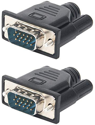 TsoLay 2 StüCke VGA Virtual Display Adapter Stecker Dummy Plug EDID Kopflos Ghost Emulator Sperr Platte VGA Grafik Karte Spoofer