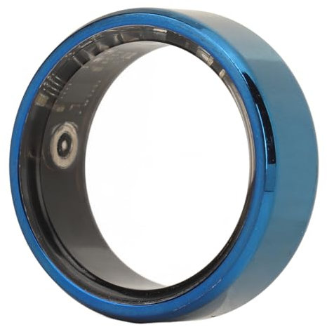 ASHATA Smart Ring Health Tracker, Health Tracker Ring Zur Überwachung von Fitness-Schrittzähler-Schlafdaten, Fernfotoaufnahme, IP68 Wasserdichter Smart Health Ring für Männer Frauen,