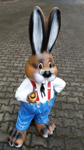XXL Premium Hase lebensgross ca.140cm Osterhase Ostern Garten Deko Figur