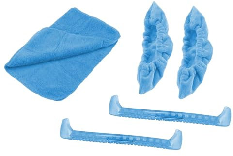 Amagogo Schlittschuh-Kufe Abdeckungen Schlittschuh-Kufenschutz, Schlittschuh-Schutz, Eislauf-Zubehör, Eislaufschuh-Abdeckungen für Hockeyschlittschuhe, Eiskunstlaufschuhe und Eislaufschuhe