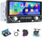 Hodozzy Radio de Coche 2 DIN Pantalla con Carplay Inalámbrico Android Auto,Pantalla Táctil HD 6,86 Pulgadas con Bluetooth, Mirror Link, Cámara Trasera, Pantalla Multimedia Coche SWC FM EQ USB/TF/AUX