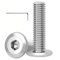 WZHUIDA 20 Stück M6 x 16 mm Schrauben, Edelstahl Innensechskant Flachkopfschrauben, Vollgewinde Möbelverbinderschrauben mit Schraubenschlüssel