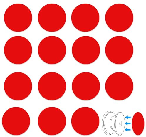 15 Stück Doppelseitiges Klebeband, Runden Wasserfest Extra Stark Schweres Abnehmbare Hitzebeständig Klebrig Klebstoff Ersatzpads Schaumstoffband für Armaturenbrett Auto Haus Büro Dekorationen 30mm
