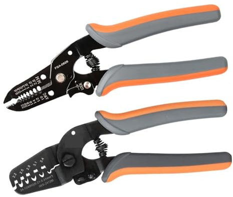 nmbhus Mini-Micro-Crimpzange Mit Offenem Zylinder IWS-2820 for Crimpen Von 28–20 AWG Jam-, Molex-, Tyco- Und JST-Anschlüssen Und -Anschlüssen Komfortabler Bediengriff(IWS-2412 FSA-0626)