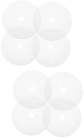 Cabilock 8pcs Silicone Dehydrator Sheets Round Non-stick Mats for Fruit Drying Machine