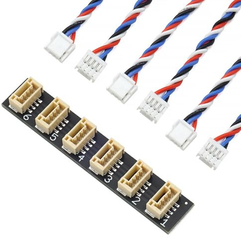I2C CAN Bus Splitter für Pixhawk 6C 6X JST GH 1.25 4Pin 6 Ports Pixhawk 4 The Cube