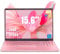 Amita 15,6 Rosa Laptop, 12.Gen N95 (bis zu 3,4 GHz),16 GB DDR4 RAM, 512 GB NVME SSD,Win 11Pro & Office 365,Tragbares Notebook mit hintergrundbeleuchteter Tastatur,Dual-Band WiFi (16+512G)