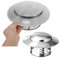 75-80-110-160-200 Mm Dachentlüfter, 304 Edelstahl Schornstein Ofenabdeckung Rund, Kaminabdeckung Regenhaube Mit Vogelschutz, Schornsteinrohr(110 mm(4.33 in))