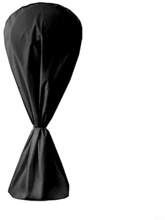 EffiFish Ventilator-Staubschutz, Oxford-Tuch, Lüfterabdeckung für Standventilator, Schutzhülle, wasserdichte Ventilator-Aufbewahrungsabdeckung, Innen- und Außenbereich, Lüfterschutz (schwarz)