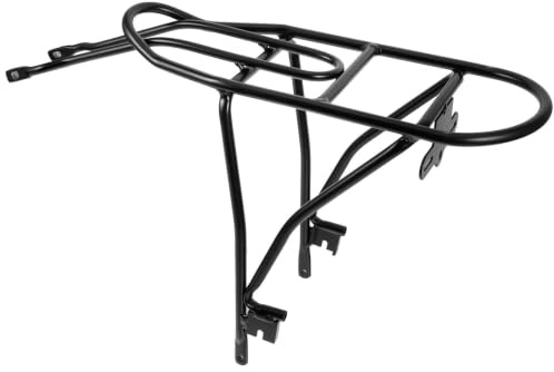 Heckfahrradträger für Fahrrad 20 Zoll aus Aluminiumlegierung Schwarz | Stabile Ausführung, Faltbare Fahrräder und Bike Geeignet, Outdoor Radfahren, Schlichtes Design