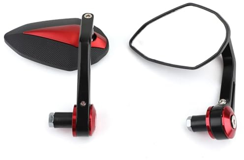 Motorrad-Seitenspiegel Für CBR600RR Motorrad Schwarz Rot 78 Lenkerendenspiegel