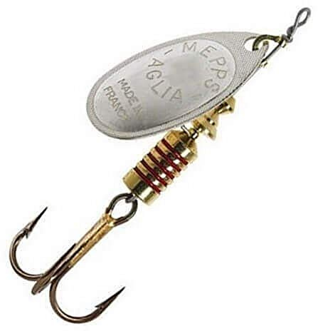 Mepps - Cucchiaino speciale per pesca alla trota Aglia, multicolore, ARGENT X1, 3