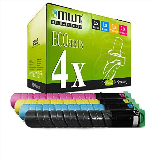 4X MWT Druckerpatronen für Ricoh MP C2051AD C2551 C2551AD ersetzt 842061-842064 TYPE-MPC2551 TYPEMPC2551 Set