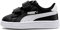 PUMA Smash V2 L V Inf, Zapatillas Unisex niños, Black White, 20 EU