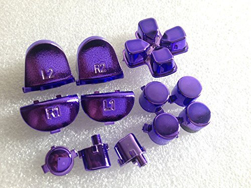 vergoldet L1 L2 R1 R2 Trigger-Kit für PS4 Sony Playstation Controller Dualshock 4 Controller (mit 2 PCS Springs)