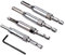 Foret Autocentreur - Lot de 4 outillage menuiserie HSS charnières à centrage pour Door Cabinet Pilotes,Souvent Utilisés pour les Charpentiers, ébénistes, Fabricants de Meuble et Autres Métiers du Bois