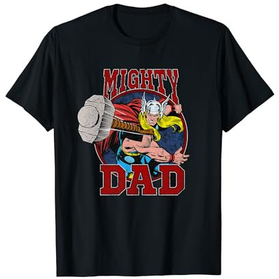 Marvel Thor Father's Day Mighty Dad Hammer Graphic T-Shirt