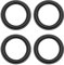 sourcing map 4.5 Inch Speaker Rubber Edge Surround Rings Replacement Parts for Speaker Repair or DIY 4pcs