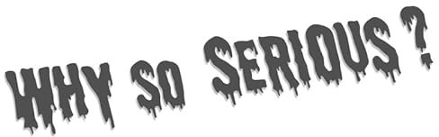 Decus Shop why so serious Large XL 0361 (grau) // Sticker OEM JDM Style Aufkleber