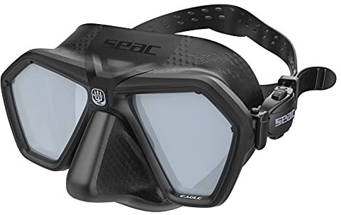 Seac Eagle, kompakte, kleinvolumige Maske für Tauchen, Freitauchen und Speerfischen
