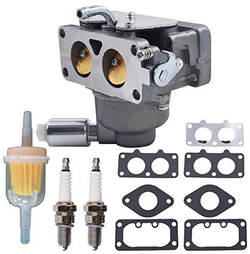 AISENPARTS Carburateur de tondeuse à gazon avec électrovanne 799230 remplacement pour John Deere L111 L118 L120 LA120 LA130 LA135 LA140 LA145 LA150 Briggs Stratton 791230 799230 699709 499804