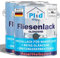 Plid® Fliesenfarbe Badezimmer & Küche [FEUCHTIGKEITSBESTÄNDIG] Fliesenlack Anthrazitgrau 1,5l fürs Bad - Fliesen neu streichen & lackieren im Innenbereich - 3in1 Fliesen Farbe Lack - Made in Germany