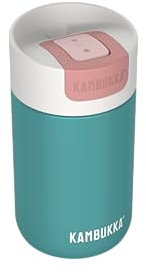 Kambukka Gourde Isotherme (300ml) - Thermos Etanche: Technologie Snapclean® - Idéal pour Boissons Chaudes et Froides - Fond Antidérapant - Acier Inoxydable - Modèle OLYMPUS Enchanted Forest