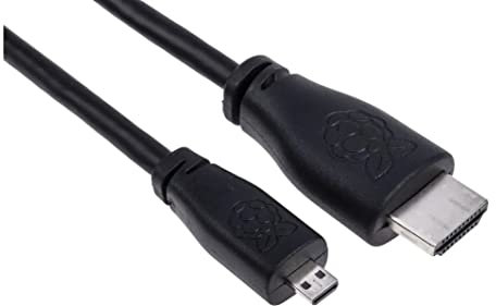 Raspberry Pi Micro HDMI Kabel (2m, Schwarz)