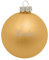 Deitert Weihnachtskugel mit Wunschtext Gravur, Ø 8cm, personalisierte Christbaumkugel aus Glas (matt), Individueller Weihnachtsbaumschmuck Namen oder Spruch, Wunschtext, Gold