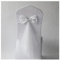 Egurs Elastische Stuhlschleife mit Tüll Organza Schleife Stuhlhussen Stuhl Schärpe Band Schleifenband Stuhlband Schleifen Dekorationen für Hochzeit Jahrestag Partys Heimdekoration Weiß