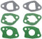 YINETTECH 2 set Joints de Carburateur 16221-ZH8-801 Compatible avec GX120 GX140 GX160 GX200 168F Moteur à Essence Carburateur Filtre à Air Joint de Protection Thermique