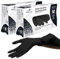 Farla Medical MediHands Disposable Medium Nitrile Gloves - Powder Free and Latex Free Surgical Gloves - Multi-Purpose, Single Use Medical Gloves - Box of 200, Black