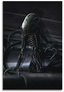 VZRSQZK Filmposter Alien Stalker Alien, dekoratives Gemälde, Leinwand-Wandposter und Kunstdruck, modernes Familienschlafzimmer-Dekor-Poster, 20 x 30 cm