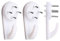 50 PCS Concrete Wall Picture Hangers Cinder Block Concrete Wall Hooks for Hanging Pictures Traceless Hook Picture Hangers for Concrete/ Cinder Block/ Stucco Wall No Drill